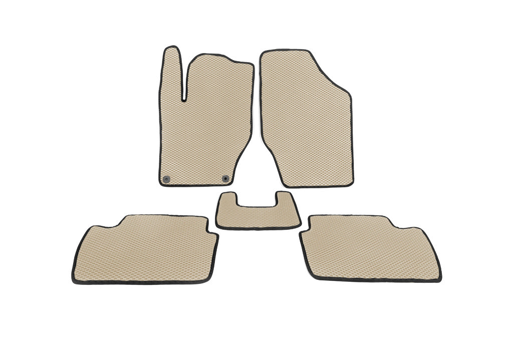 EVA Floor Mats (Beige) for Citroen C-4 2010-2018 - image 1