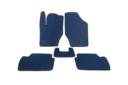 EVA mats (blue) for Citroen C-4 2010-2018 - Reelken Auto