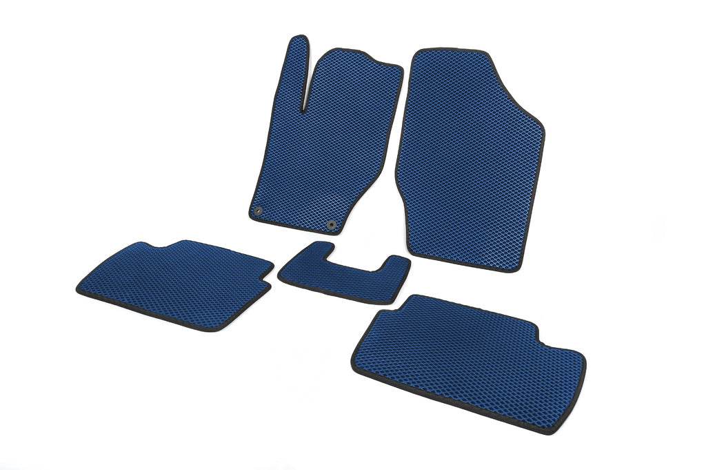 EVA mats (blue) for Citroen C-4 2010-2018 - Reelken Auto