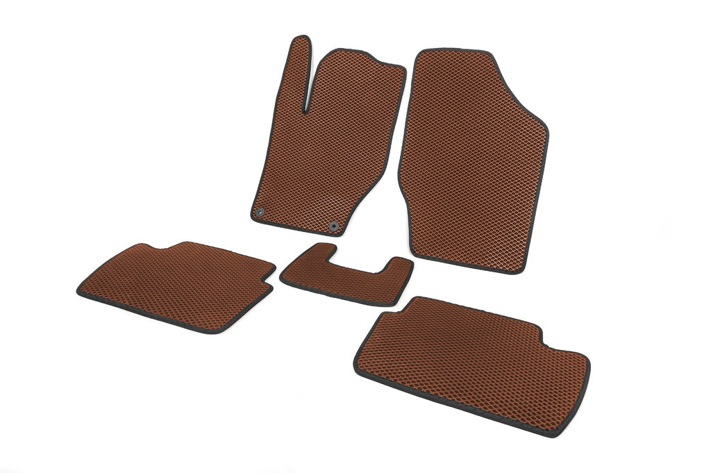 EVA Floor Mats (Brown) for Citroen C-4 2010-2018 - image 2