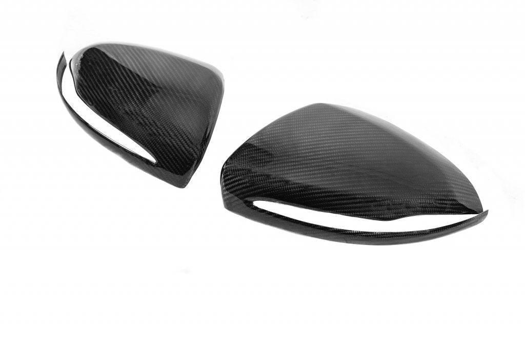 Mirror covers (2 pcs, carbon) for Mercedes E-class W213 2016-2023 - Reelken Auto