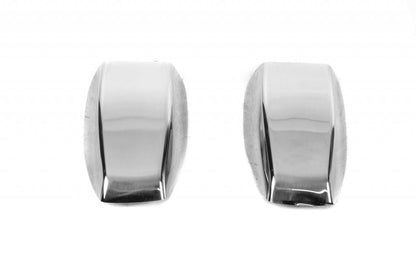 Rear door hinge covers (2 pcs., stainless steel) for Toyota Proace City - Reelken Auto