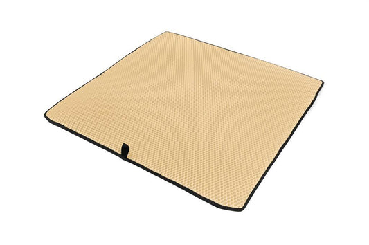 Trunk mat (EVA, polyurethane, Beige) SW for Opel Vectra C 2002-2008 - Reelken Auto