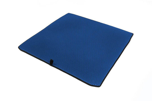 Trunk mat (EVA, polyurethane, Blue) SW for Opel Vectra C 2002-2008 - Reelken Auto