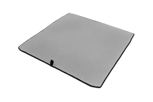 Trunk mat (EVA, polyurethane, Gray) SW for Opel Vectra C 2002-2008 - Reelken Auto