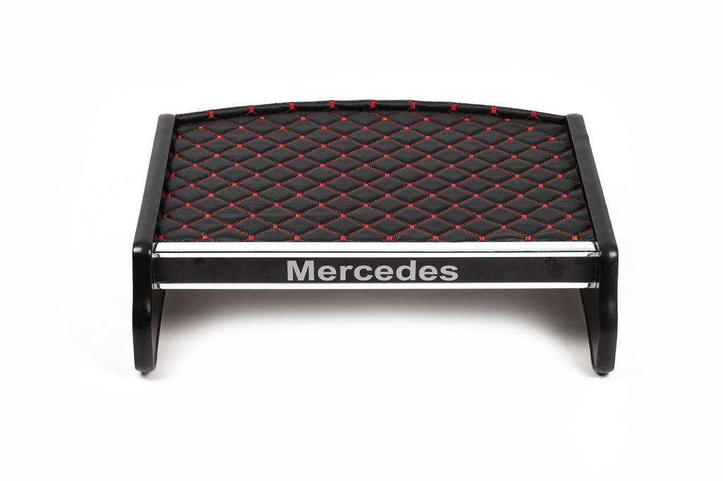 Dashboard Shelf (Black with Red Stitching) for Mercedes Vito W639 2004-2014 - image 2