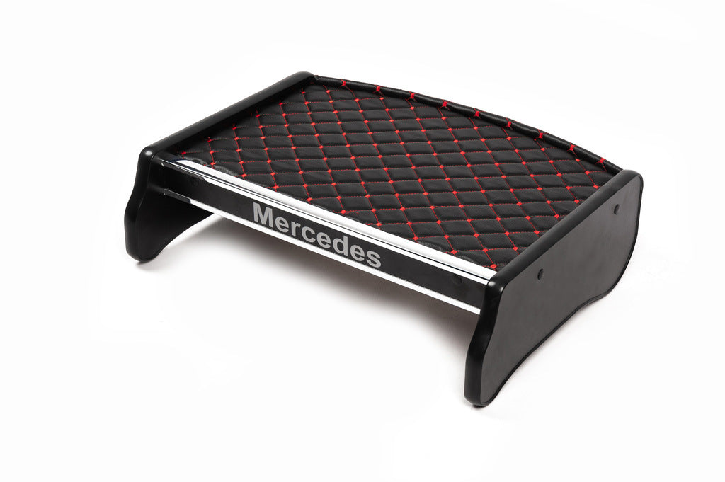 Dashboard Shelf (Black with Red Stitching) for Mercedes Vito W639 2004-2014 - image 1