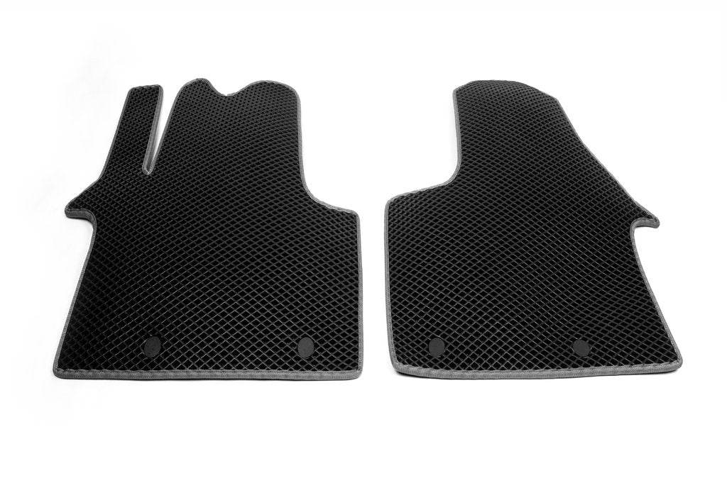 Floor mats (2 pcs, EVA, black) for Fiat Talento 2016↗ - Reelken Auto