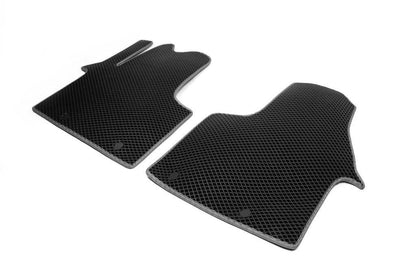 Floor mats (2 pcs, EVA, black) for Renault Trafic 2015↗ - Reelken Auto