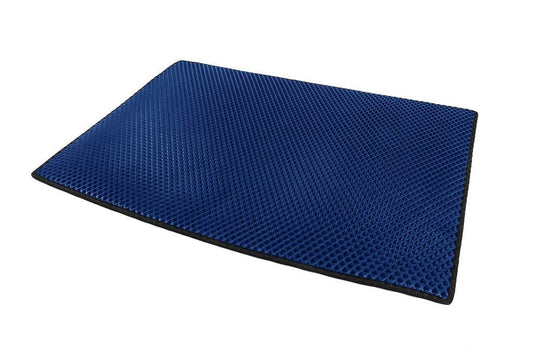 Trunk mat (Electric, Blue, EVA) (2014-2018) for Mercedes B-class W246 2011-2018 - Reelken Auto