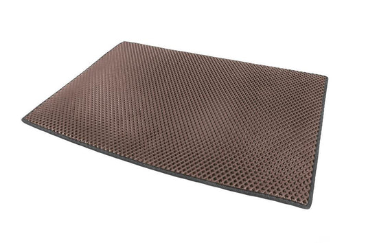 Trunk mat (Electric, Brown, EVA) (2014-2018) for Mercedes B-class W246 2011-2018 - Reelken Auto