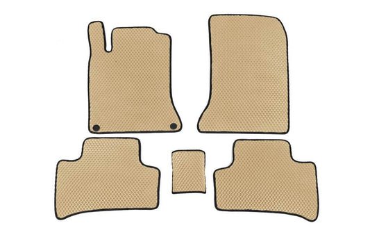 EVA mats (2014-2018, Electric, Beige) for Mercedes B-class W246 2011-2018 - Reelken Auto