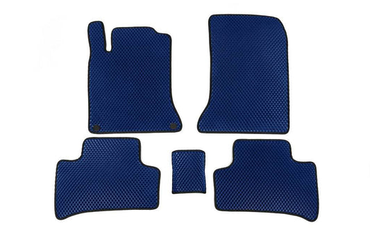 EVA mats (2014-2018, Electric, Blue) for Mercedes B-class W246 2011-2018 - Reelken Auto