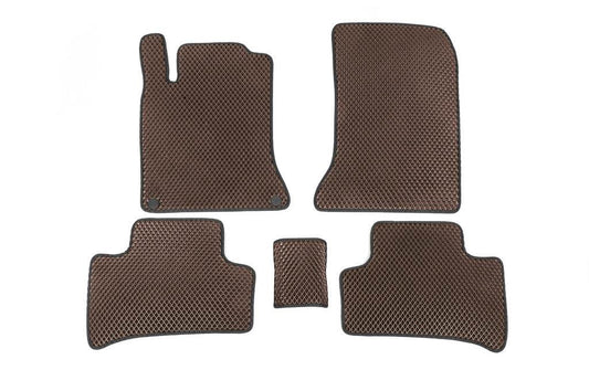 EVA mats (2014-2018, Electric, Brown) for Mercedes B-class W246 2011-2018 - Reelken Auto