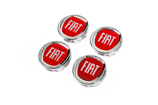 Wheel center caps for original rims 49/42.5 mm V-1 (set of 4) for Fiat - image 2