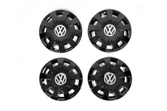 Caps black ABS (1 roller, 4 pcs) for Volkswagen Crafter 2006-2016 - Reelken Auto
