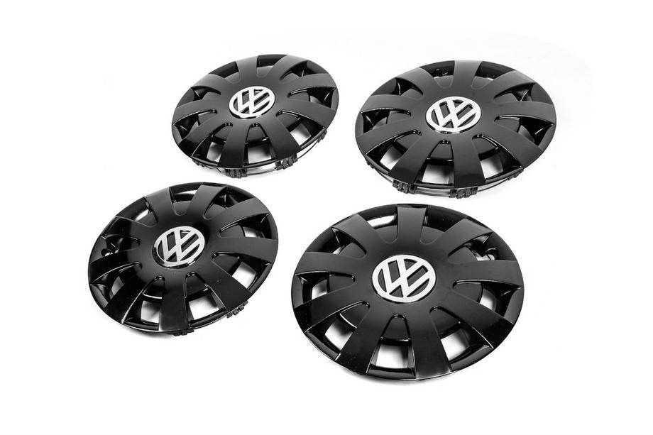 Caps black ABS (1 roller, 4 pcs) for Volkswagen Crafter 2006-2016 - Reelken Auto