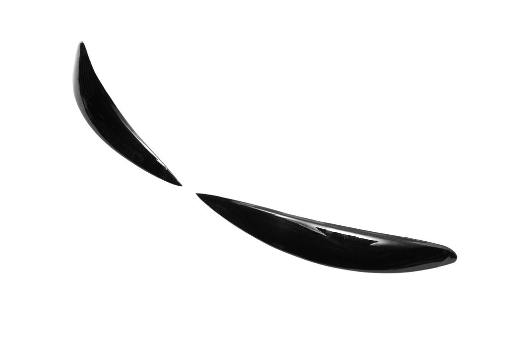 Headlight eyebrows straight (black matte) for Mercedes Viano 2004-2014 - image 6