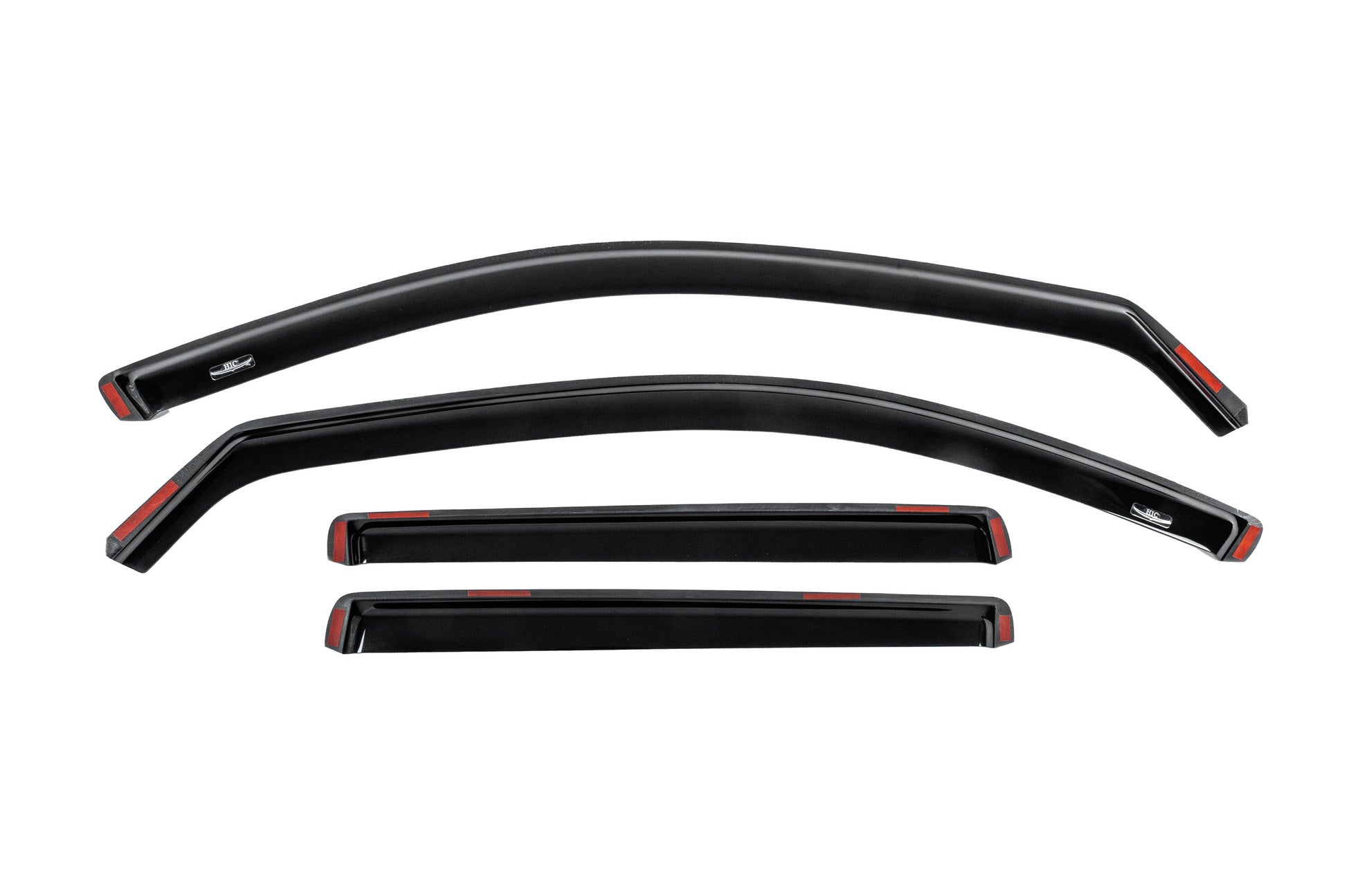 In-channel window deflectors (4 pcs, HIC) for Volvo XC90 2015- - image 1