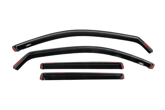 In-channel window deflectors (4 pcs, HIC) for Volvo XC90 2015- - image 1