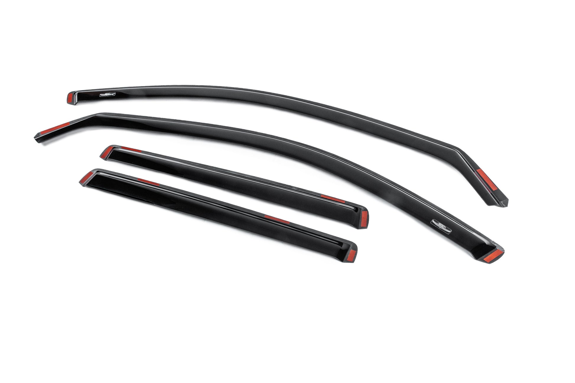 In-channel window deflectors (4 pcs, HIC) for Volvo XC90 2015- - image 2