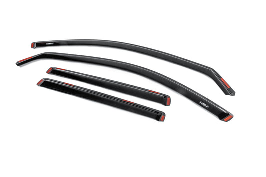 In-channel window deflectors (4 pcs, HIC) for Volvo XC90 2015- - image 2