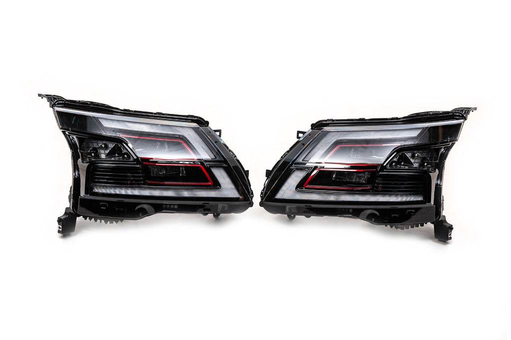 Front optics 2022+ (FullLed RSS) for Nissan Patrol Y62 2010-2024 - Reelken Auto