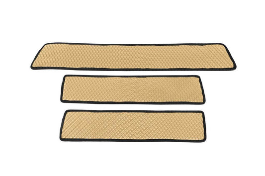 Doormats (3 pcs., EVA, Beige) for Mercedes Vito / V-class W447 2014↗ year - Reelken Auto