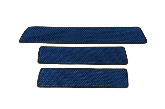 Doormats (3 pcs., EVA, Blue) for Mercedes Vito / V-class W447 2014↗ year - Reelken Auto