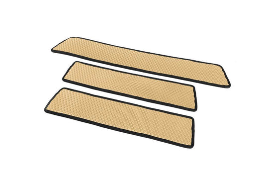 Doormats (3 pcs., EVA, Beige) for Mercedes Vito / V-class W447 2014↗ year - Reelken Auto