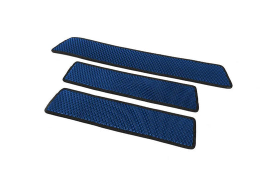 Doormats (3 pcs., EVA, Blue) for Mercedes Vito / V-class W447 2014↗ year - Reelken Auto