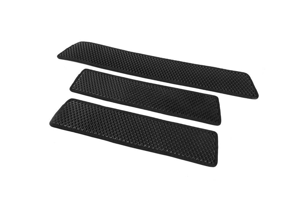 Door sill mats (3 pcs, EVA, black) for Mercedes Vito / V-class W447 2014↗ year - Reelken Auto