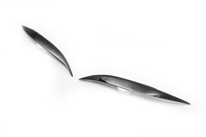 Headlight Eyelids Straight (black, ABS, 2006-2013) for Mercedes Sprinter W906 2006-2018 - image 7