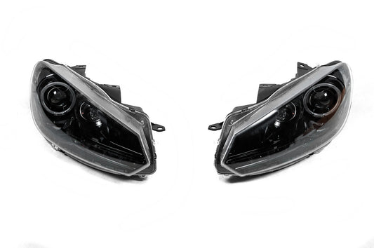 Front Headlights Black (2 pcs, LED) for Volkswagen Golf 6 2008-2014 - image 1