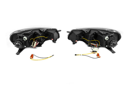 Front Headlights Black (2 pcs, LED) for Volkswagen Golf 6 2008-2014 - image 4