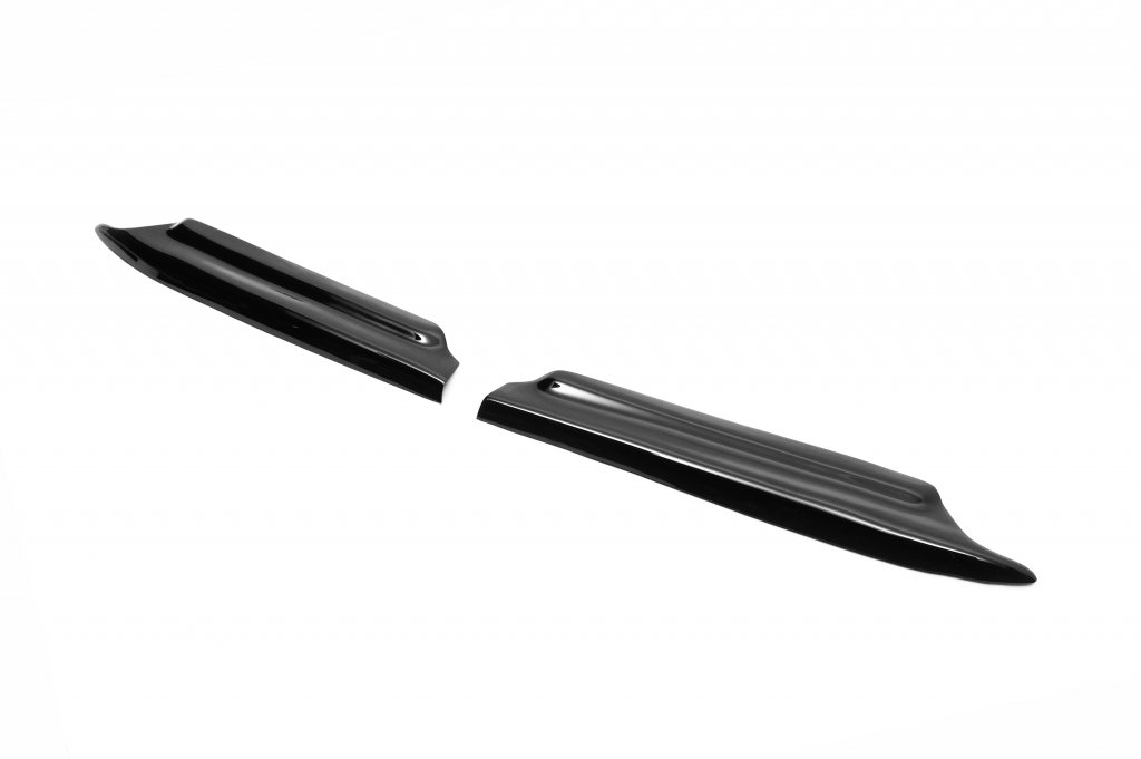 Headlight eyebrows (2 pcs, black) for BMW 5 Series E34 1988-1995 - image 1