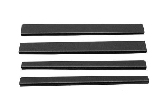 Door sill plates DDU (4 pcs., ABS, matte) for Peugeot Partner Tepee 2008-2018 - Reelken Auto