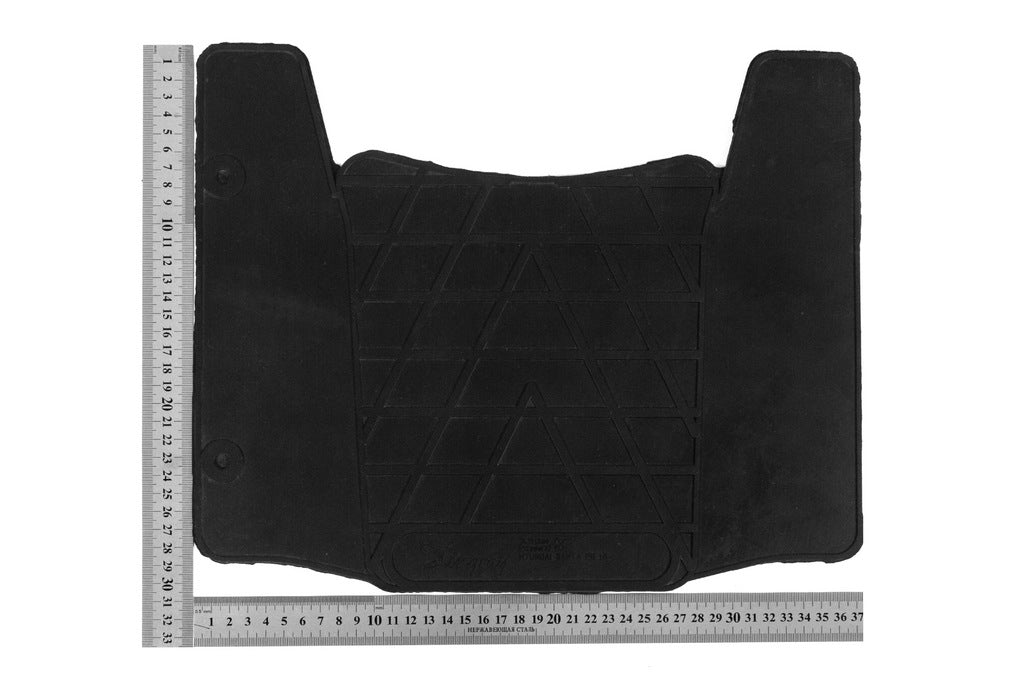 Rear Tunnel Rubber Mat (Stingray Premium) for Hyundai Santa Fe 4 2018-2023 - image 1