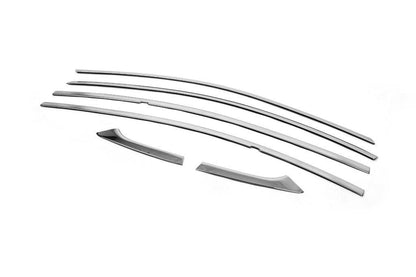 Upper glass frame V1 (for Sedan version, stainless steel) for Chevrolet Cruze 2009-2015 - Reelken Auto