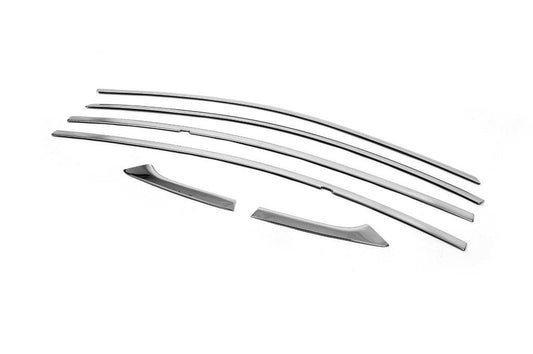 Upper glass frame V1 (for Sedan version, stainless steel) for Chevrolet Cruze 2009-2015 - Reelken Auto