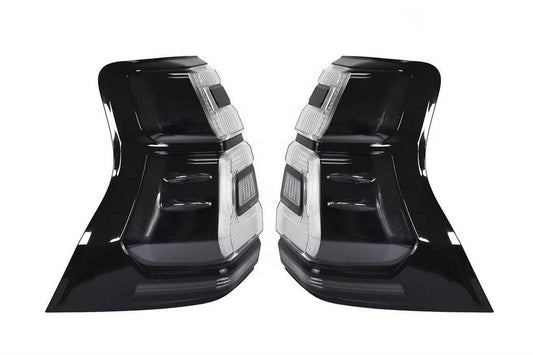 BlackEdition V1 Plus taillights (2017-2023, 2 pcs) for Toyota Land Cruiser Prado 150 - Reelken Auto