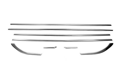 Bottom edging of glass (8 pieces, stainless steel) for Ford Mondeo 2014-2022 - Reelken Auto