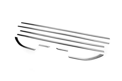 Bottom edging of glass (8 pieces, stainless steel) for Ford Mondeo 2014-2022 - Reelken Auto