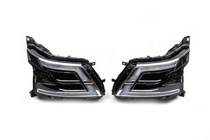 Front Headlights 2022+ (Full LED OEM) for Nissan Patrol Y62 2010-2024 - image 1