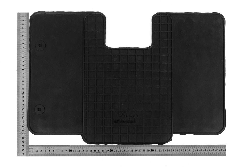 Rear Tunnel Rubber Mat (Stingray Premium) for Renault Logan II 2013-2022 - image 1
