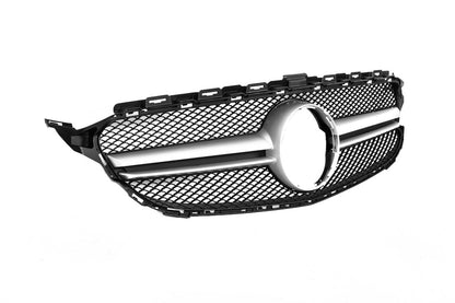 Front grill AMG Silver for Mercedes C-class W205 2014-2021 - image 9