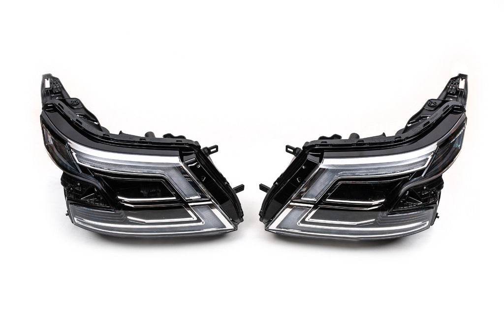 Front optics 2022+ (FullLed OEM) for Nissan Patrol Y62 2010-2024 - Reelken Auto