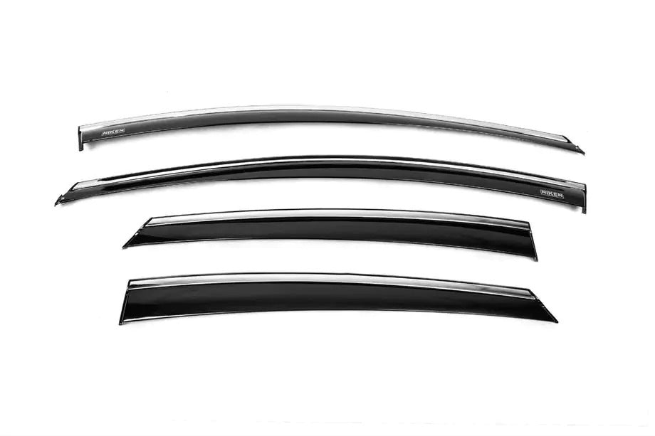 Window deflectors with chrome trim Niken (SD/HB, 4 pcs) for Ford Focus III 2011-2017 - image 7