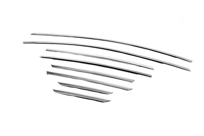 Upper window trim stainless steel (8 pcs) for Ford Focus III 2011-2017 - image 3
