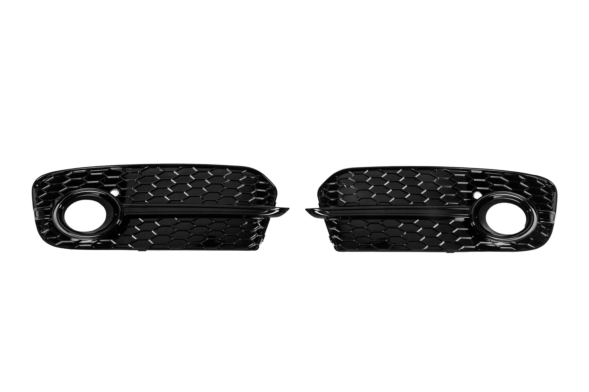 Fog Light Grilles RS-Style (2013-2017, 2 pcs, Black) for Audi Q5 2008-2017 - image 1